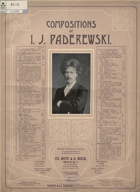 First page of Album de Mai