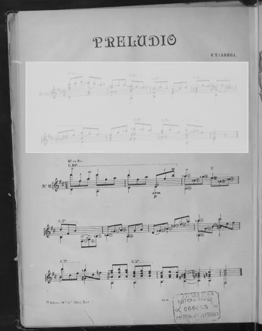 First page of Preludio No.11
