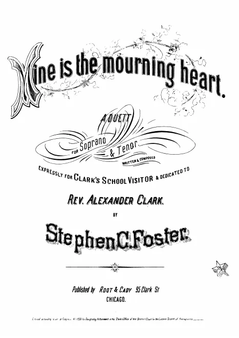 First page of Mine Is the Mourning Heart