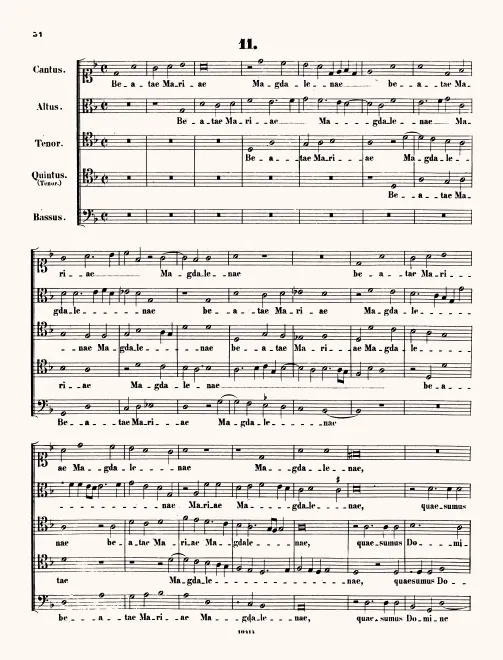 First page of Beatae Mariae Magdalenae