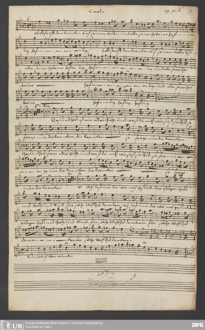 First page of Gott straft den Kanken auf seinem Bette