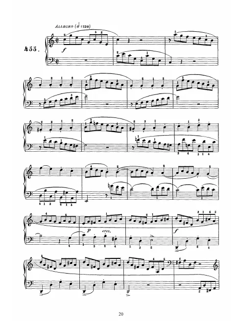 First page of Keyboard Sonata in C major