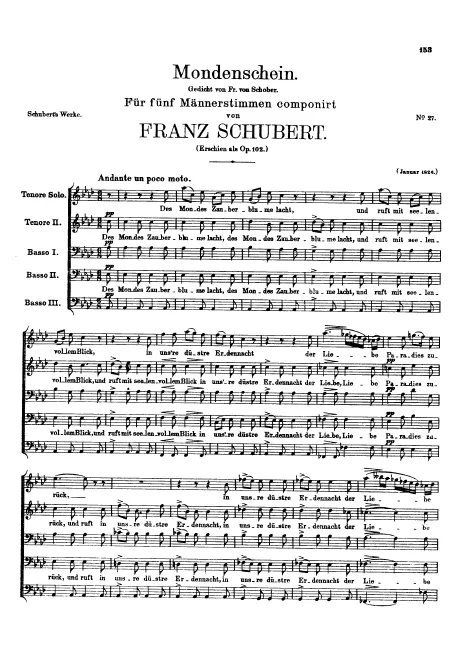 First page of Mondenschein