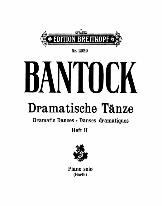 First page of Dramatic Dances
