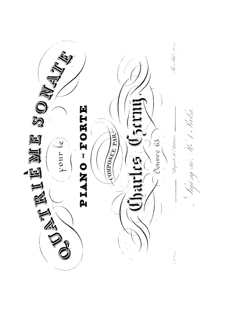 First page of Piano Sonata No.4