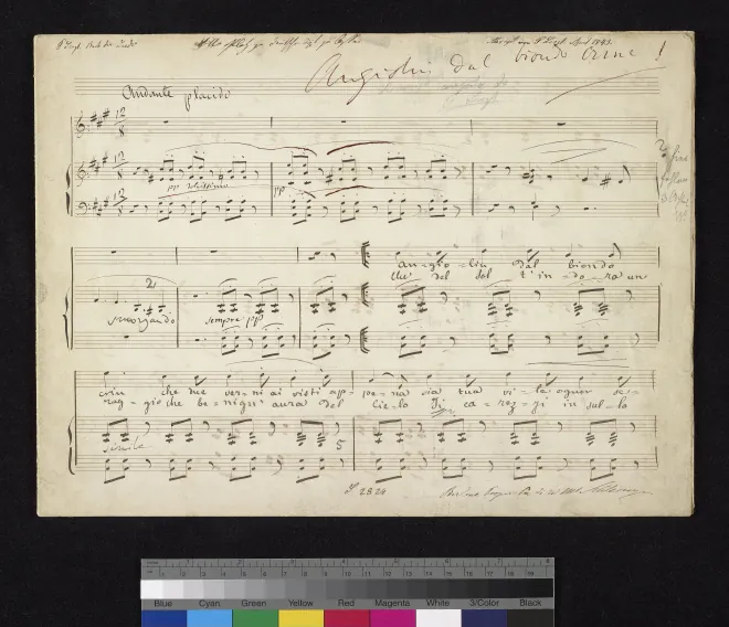 First page of Angiolin dal biondo crin