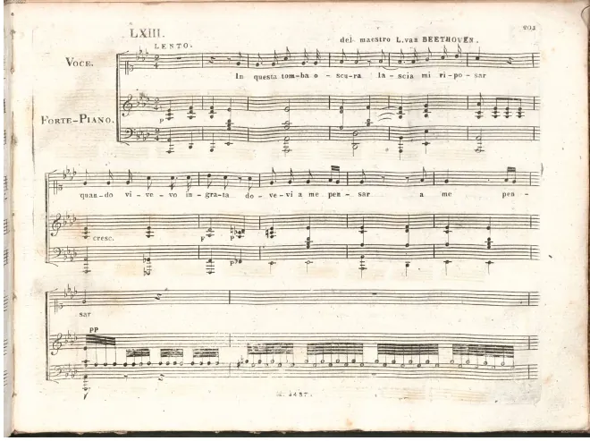 First page of In questa tomba oscura