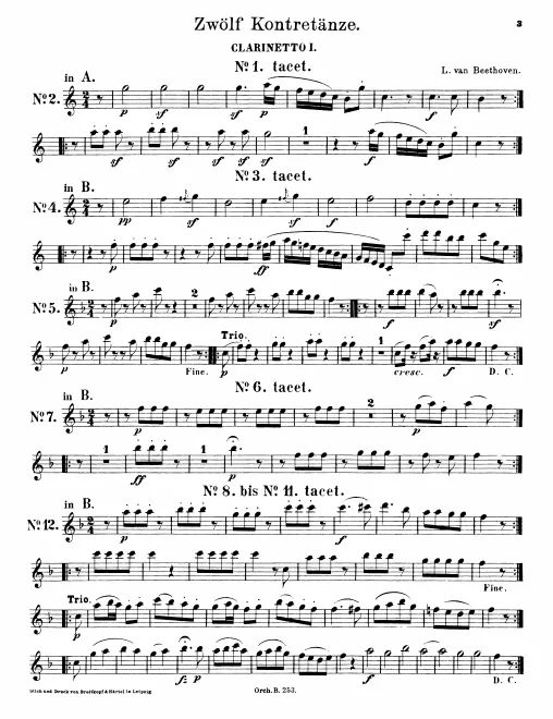 Clarinet 1 (B♭, A)