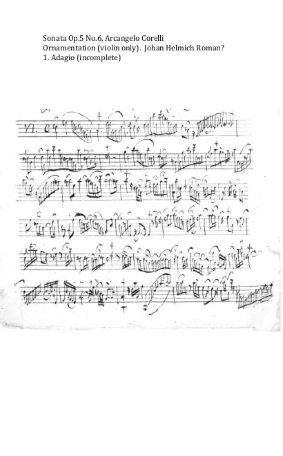 Violin Part (Ornamented)
