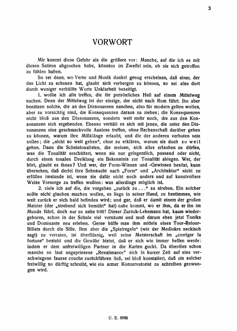 First page of 3 Satiren