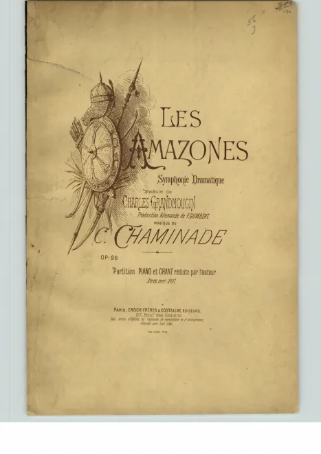 First page of Les Amazones