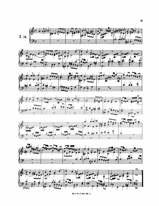 First page of Magnificat Fugue