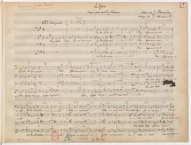 First page of Le sylphe