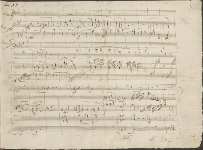 First page of Piano Trio