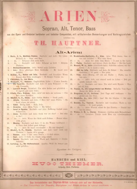 First page of L'amor funesto