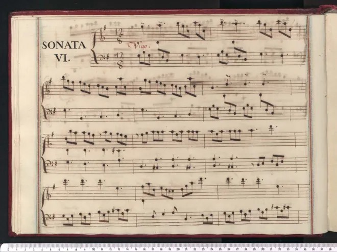 First page of Keyboard Sonata in G major