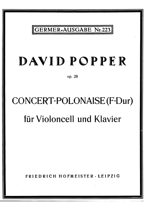 First page of Concert Polonaise