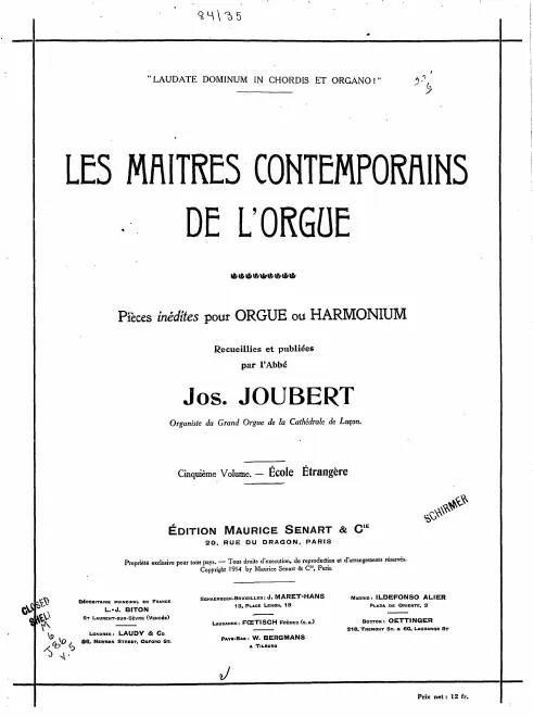 First page of Fugue on a Russian Christmas Song