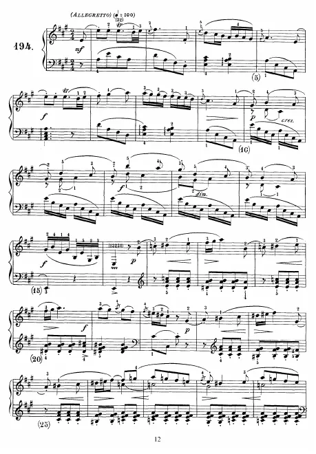 First page of Keyboard Sonata in A major