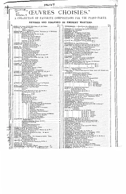 First page of Barcarolle No.4