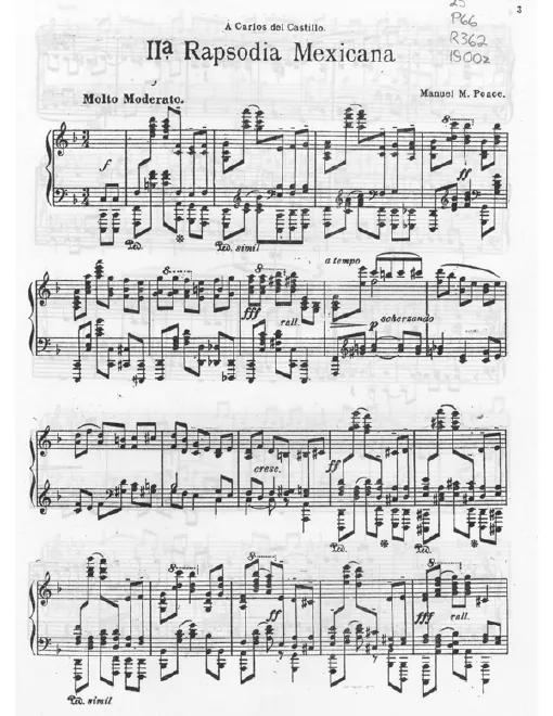 First page of Rapsodia Mexicana No.2