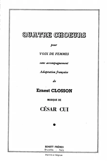 First page of 5 Choruses