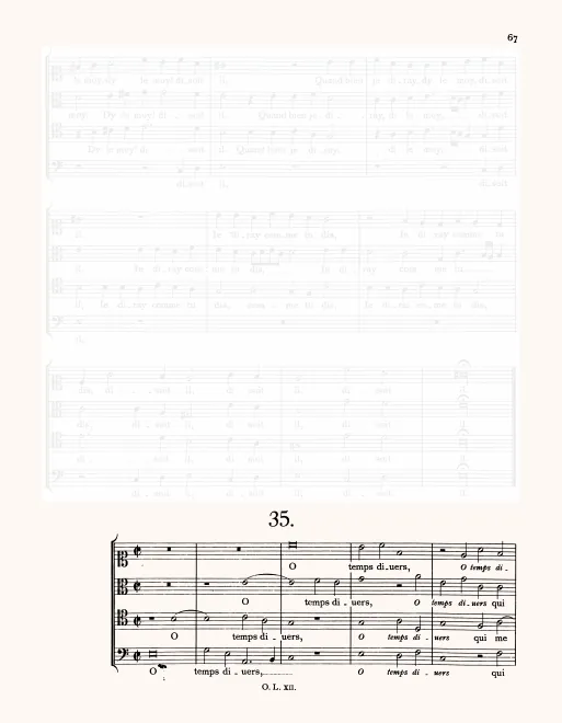 First page of O temps divers