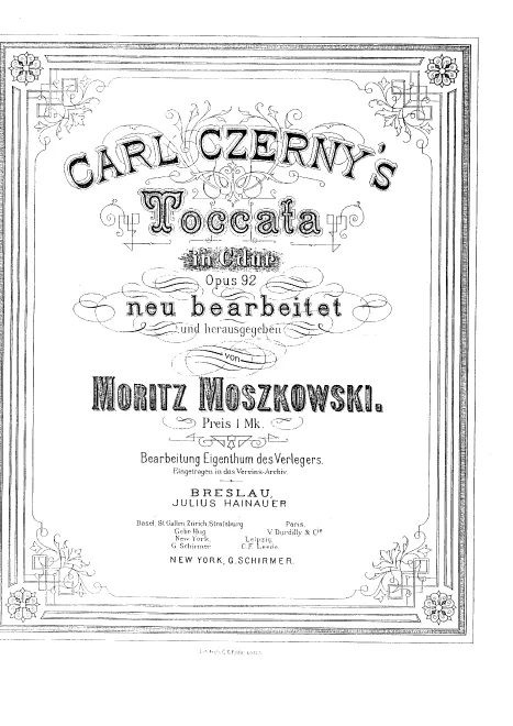 First page of Toccata