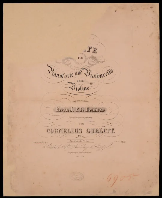 First page of Cello Sonata