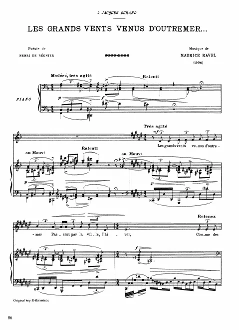 First page of Les grands vents venus d'outre-mer