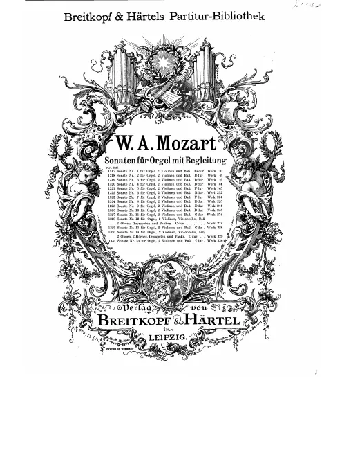 First page of Church Sonata in C major
