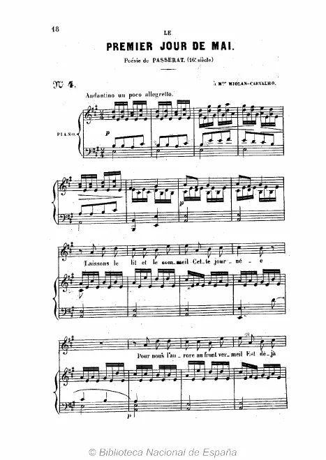 First page of Le premier jour de mai
