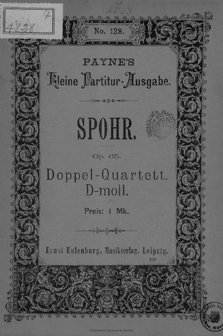First page of Double String Quartet No.1