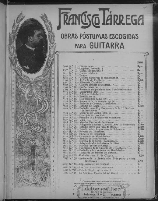 First page of Las dos hermanitas