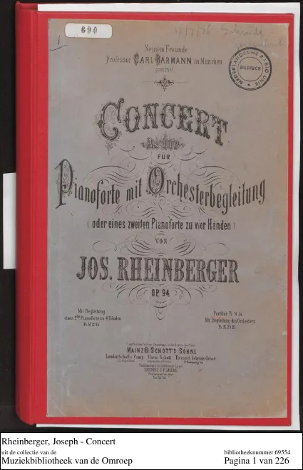 First page of Piano Concerto