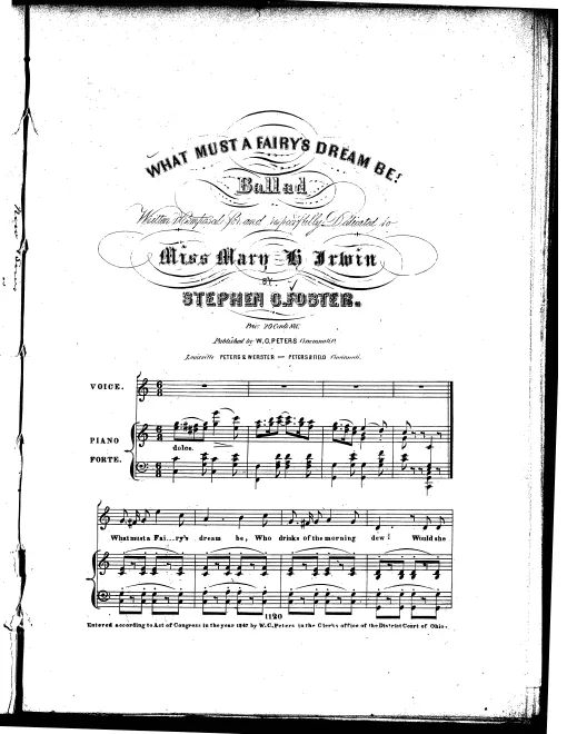 First page of What Must a Fairy's Dream Be