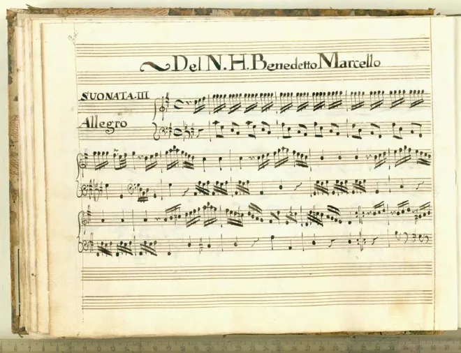 First page of Harpsichord Sonata in G major