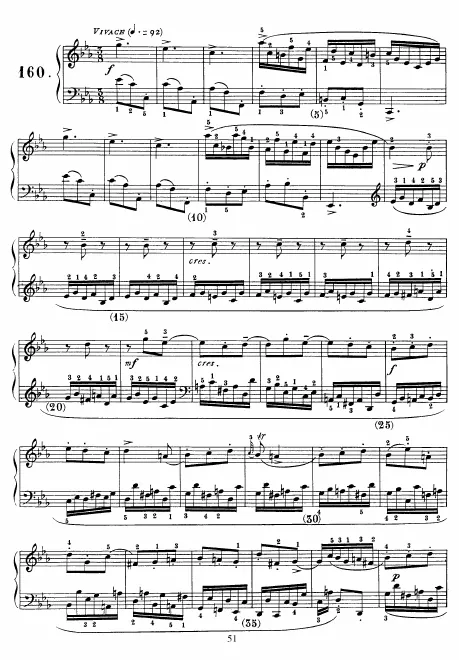 First page of Keyboard Sonata in C minor