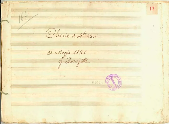 First page of Kyrie