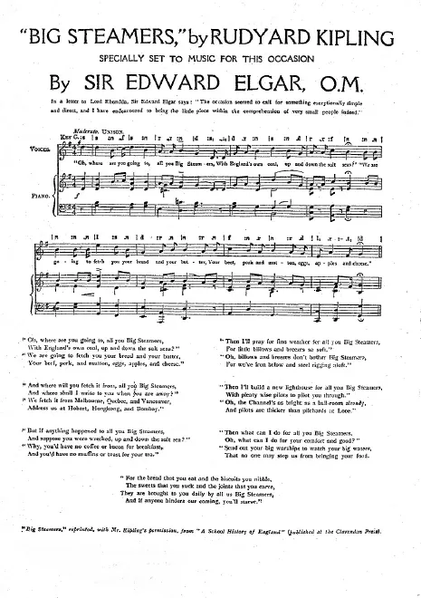 First page of Big Steamers