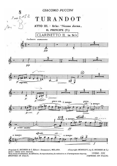 Clarinet 2 (B♭)