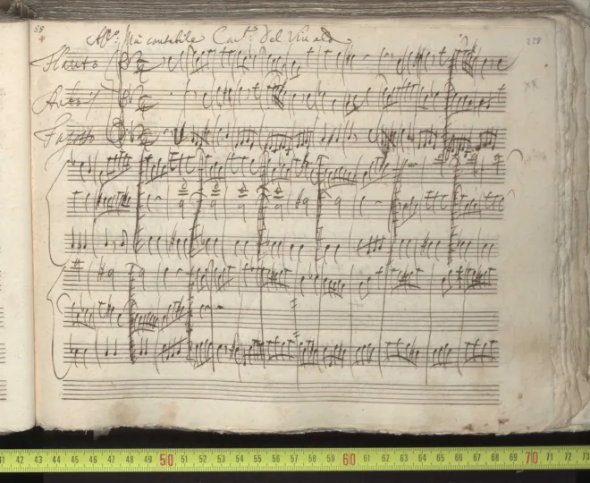 First page of Concerto in G minor