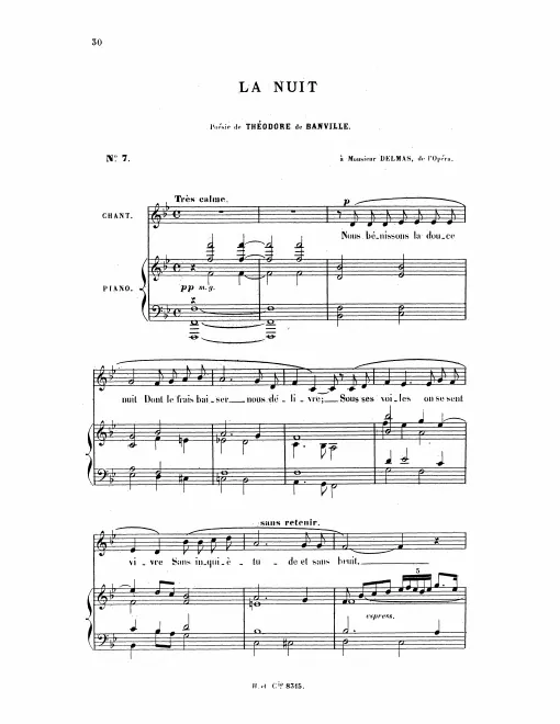 First page of La nuit