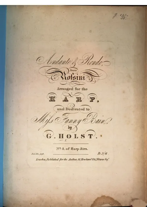 First page of Andante and Rondo from Rossini