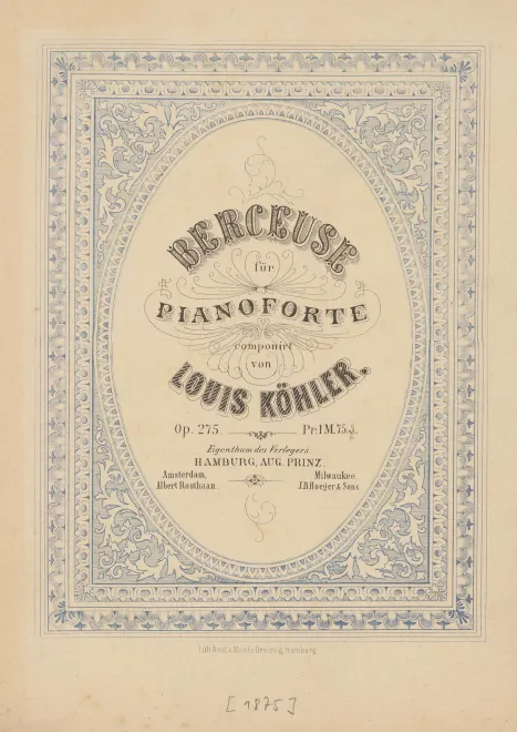 First page of Berceuse