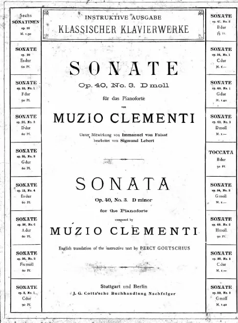 First page of 3 Piano Sonatas
