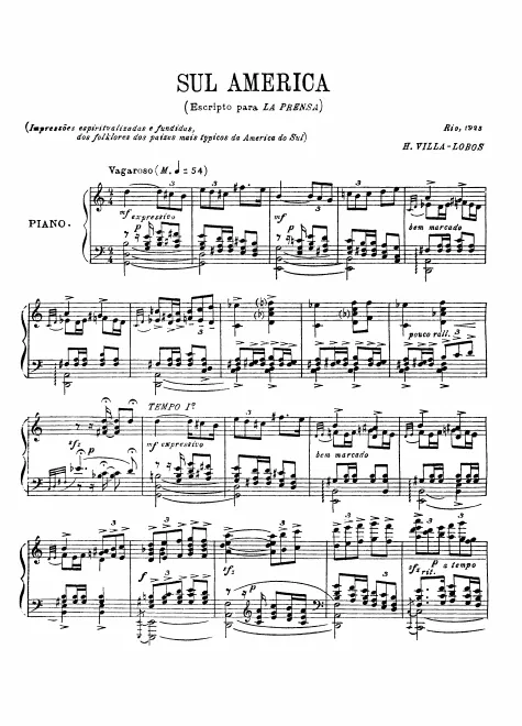 First page of Sul América, W217
