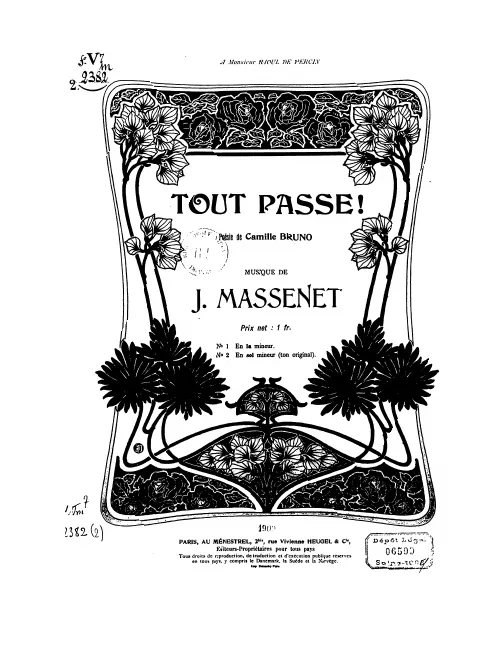 First page of Tout passe!