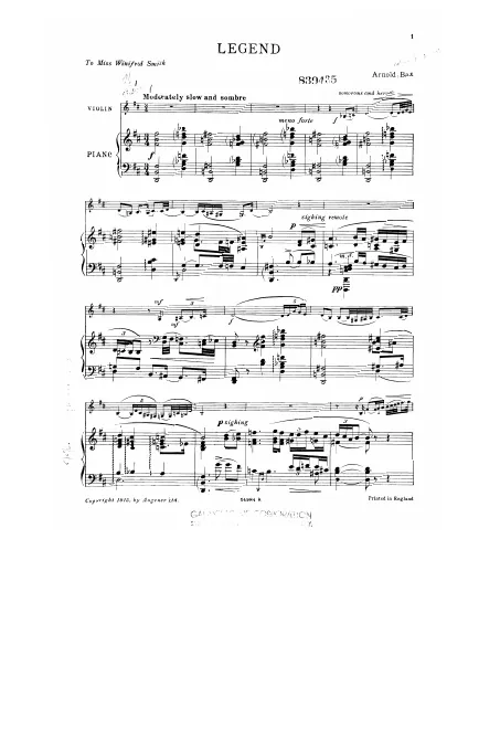 First page of Legend