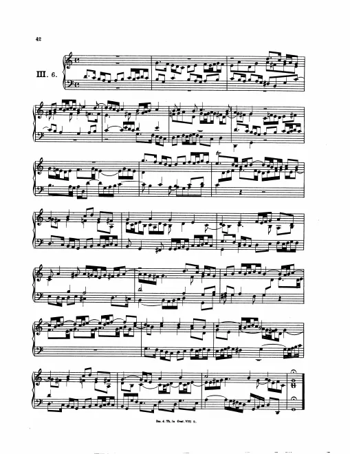 First page of Magnificat Fugue